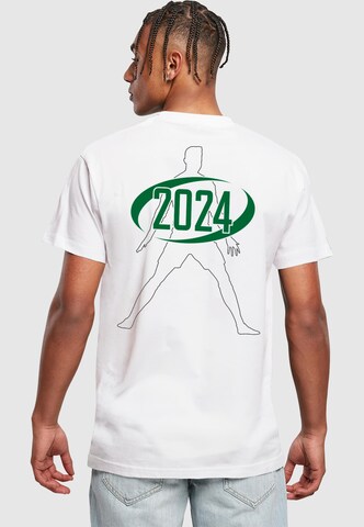 Mister Tee Shirt 'Portugoat' in White: front