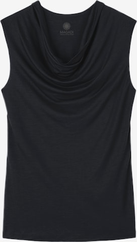 Magadi Sporttop 'Eva' in Schwarz: Vorderseite