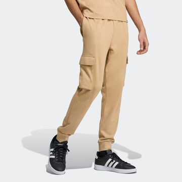ADIDAS SPORTSWEAR Tapered Sporthose in Beige
