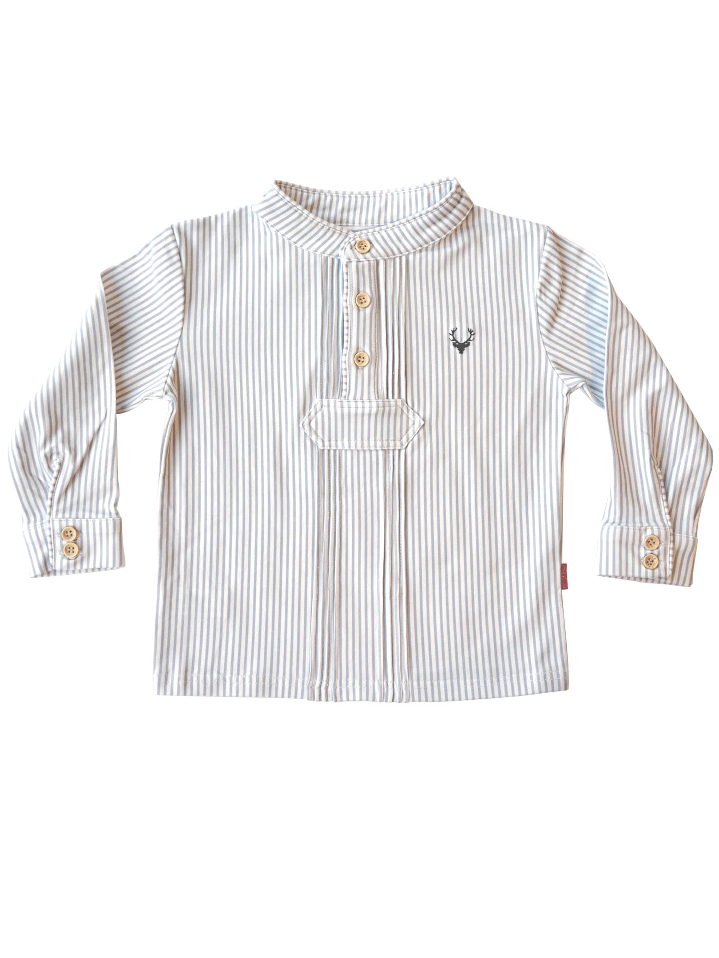 Mogo Shirt 'Greihut'‌‌‌ in Grau: Vorderseite