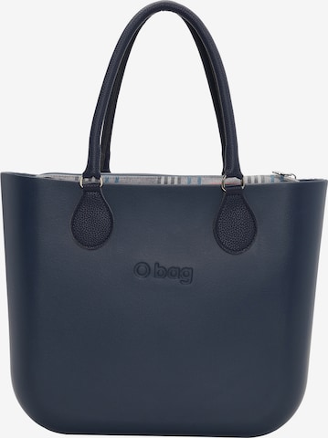 O bag Shopper in Blau: Vorderseite