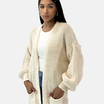 Elara Gebreide mantel in Beige