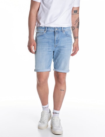 REPLAY Pants in Blue: front