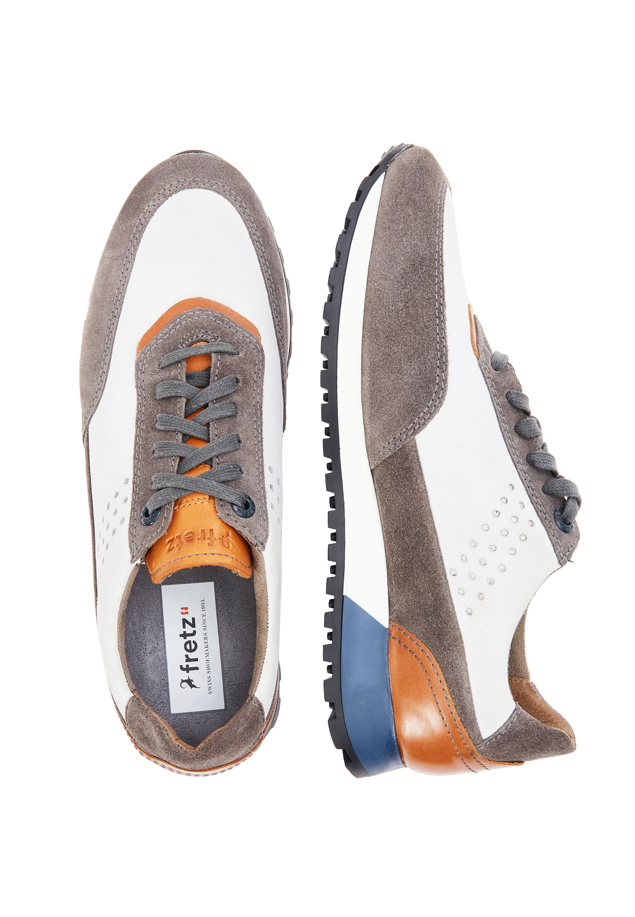 Männer Sneaker FRETZ MEN Schnürschuh 'Bergen' in Weiß - DA79864 Männer Sneaker FRETZ MEN Schnürschuh 'Bergen' in Weiß - DA79864