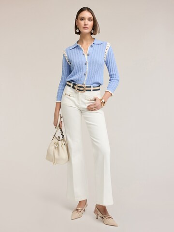 MOTIVI Knit Cardigan in Blue