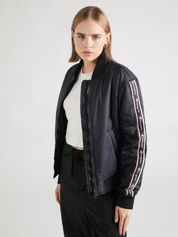 Champion Authentic Athletic Apparel Between-Season Jacket in Black: front