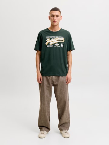 T-Shirt JACK & JONES en vert : devant