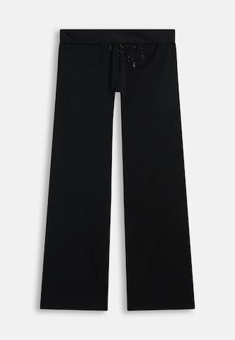 Juicy Couture - Acampanado Pantalón 'EMERSON' en negro