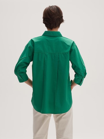 OPUS - Blusa 'Fitani' em verde