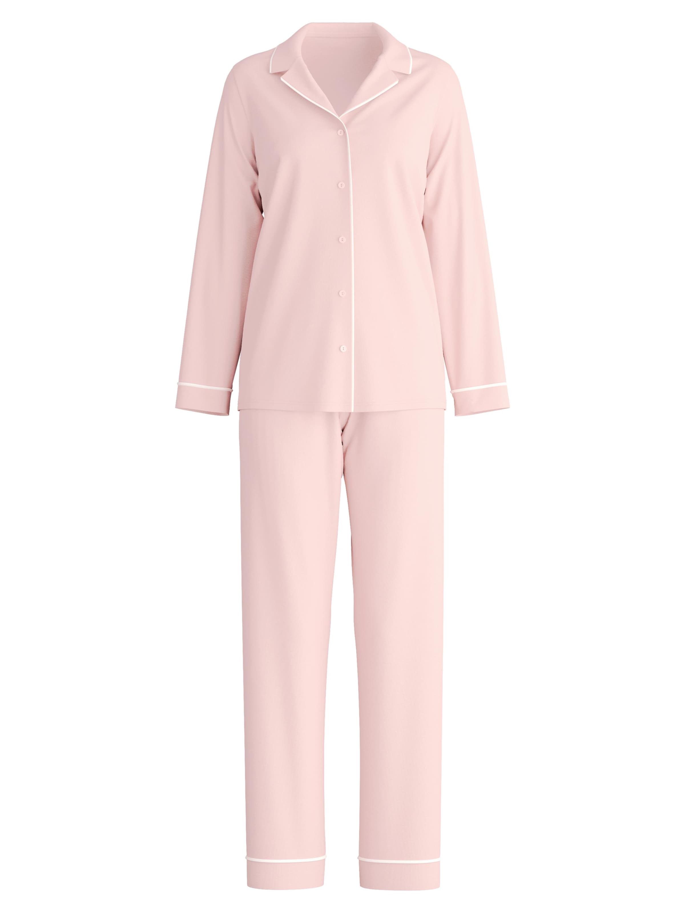 CALIDA Pyjama 'Night Lovers' in Pink: Vorderseite