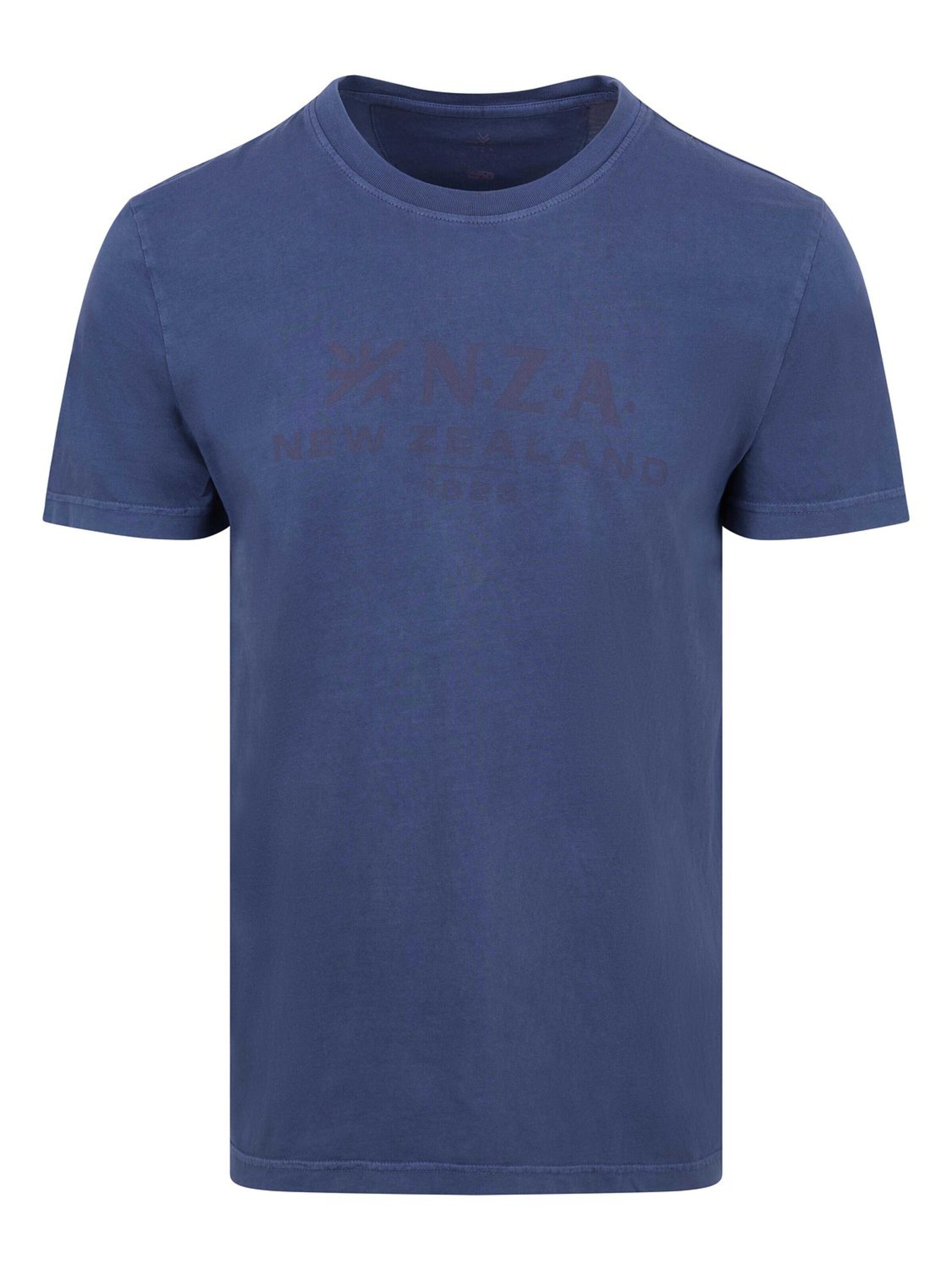 NZA New Zealand Auckland Shirt in Blauw: voorkant