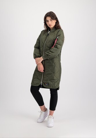 ALPHA INDUSTRIES Přechodný kabát – zelená