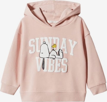 MANGO KIDS Sweatshirt 'Vibesb' in Pink: predná strana