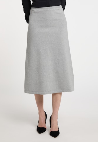 DreiMaster Klassik Skirt 'Wais' in Grey: front