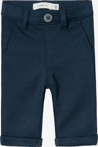 mėlyna NAME IT Prigludęs Kelnės 'NBMSilas': priekis