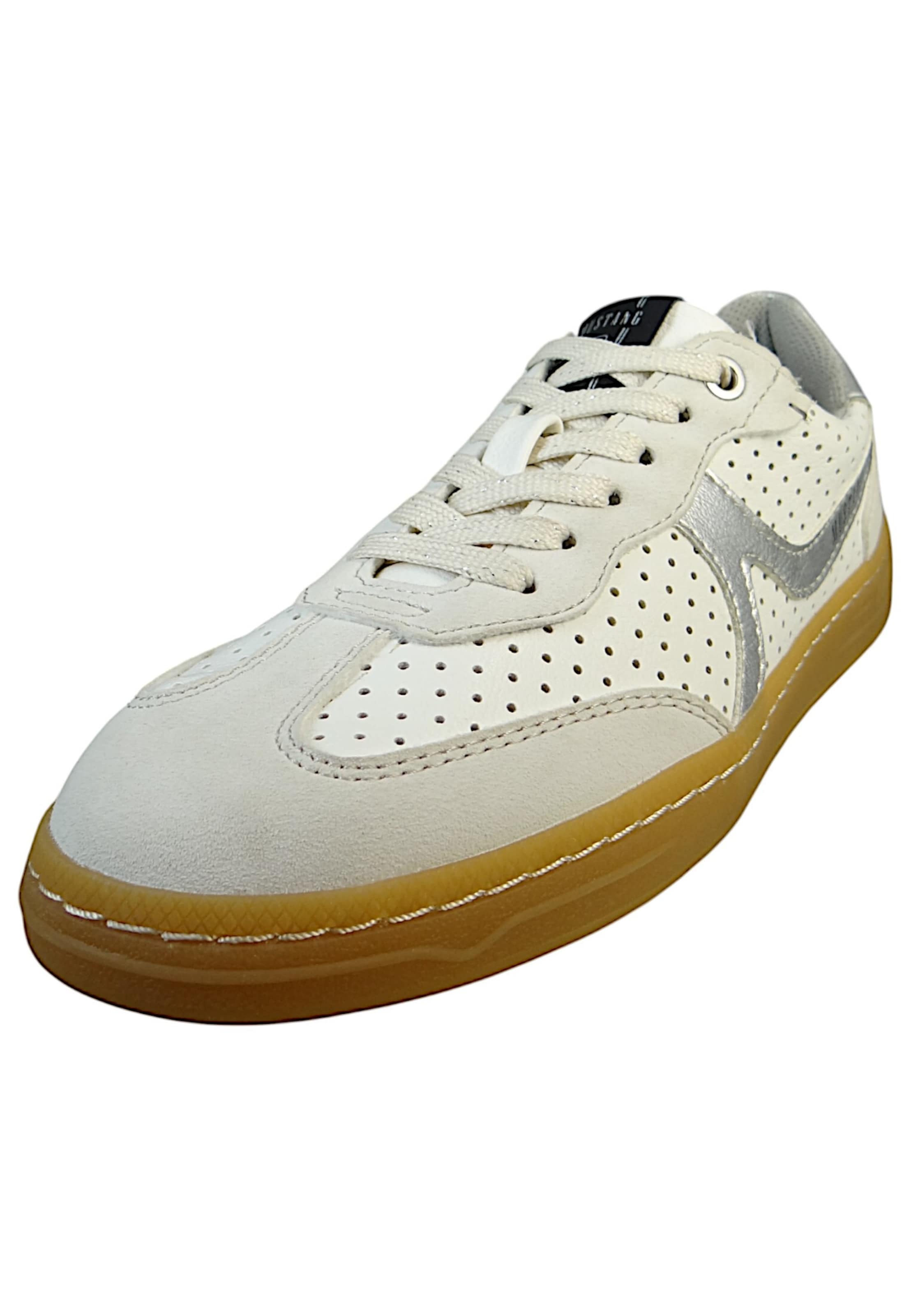 MUSTANG - Sapatilhas baixas em branco