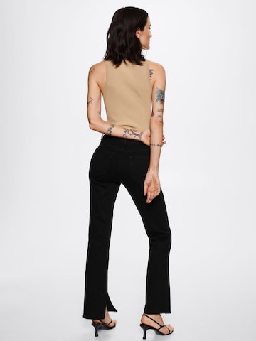 MANGO regular Jeans 'ELLE' i sort