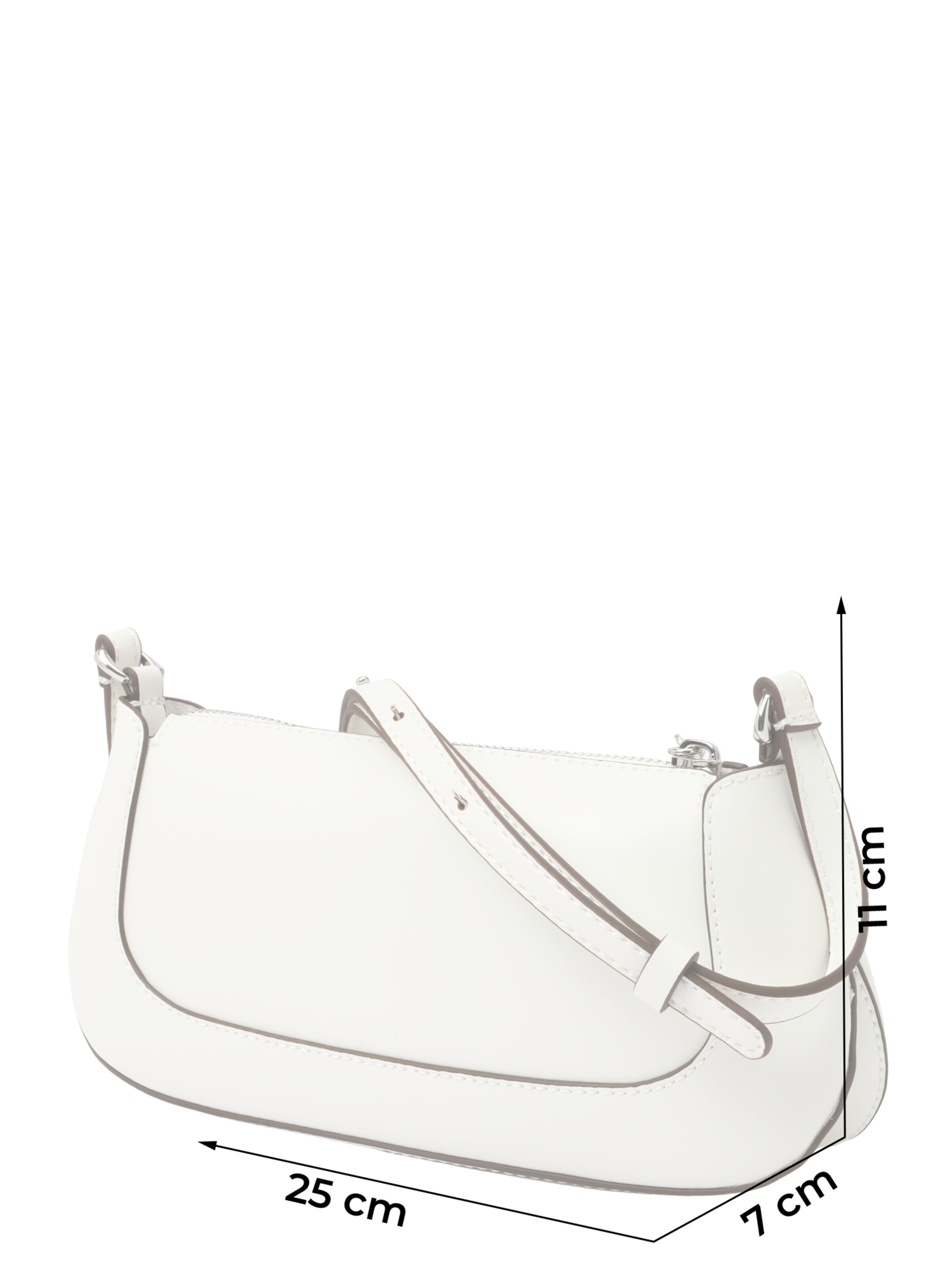 Borsa a spalla di Calvin Klein in bianco