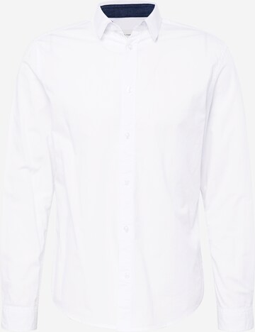 TOM TAILOR Regular fit Button Up Shirt in White: front