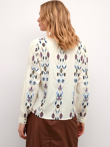 Cream Blouse 'Polly' in Beige