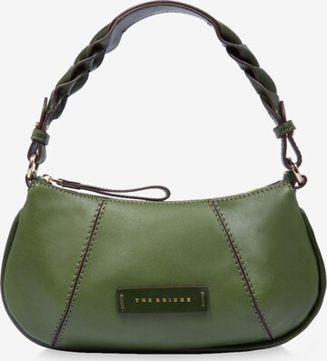 The Bridge Shoulder Bag in Green: front