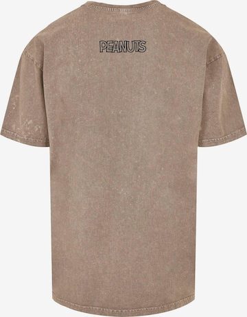 T-Shirt 'Peanuts - Ok Fine Whatever' Merchcode en marron