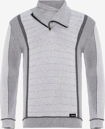 CIPO & BAXX Sweater 'CP227' in Grey: front
