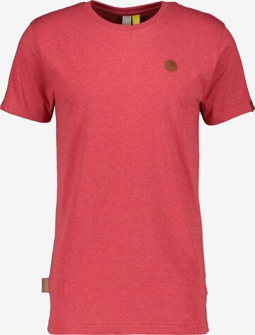 Alife and Kickin - Camisa 'MaddoxAK' em vermelho: frente