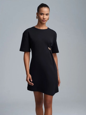 Dilvin - Vestido em preto: frente