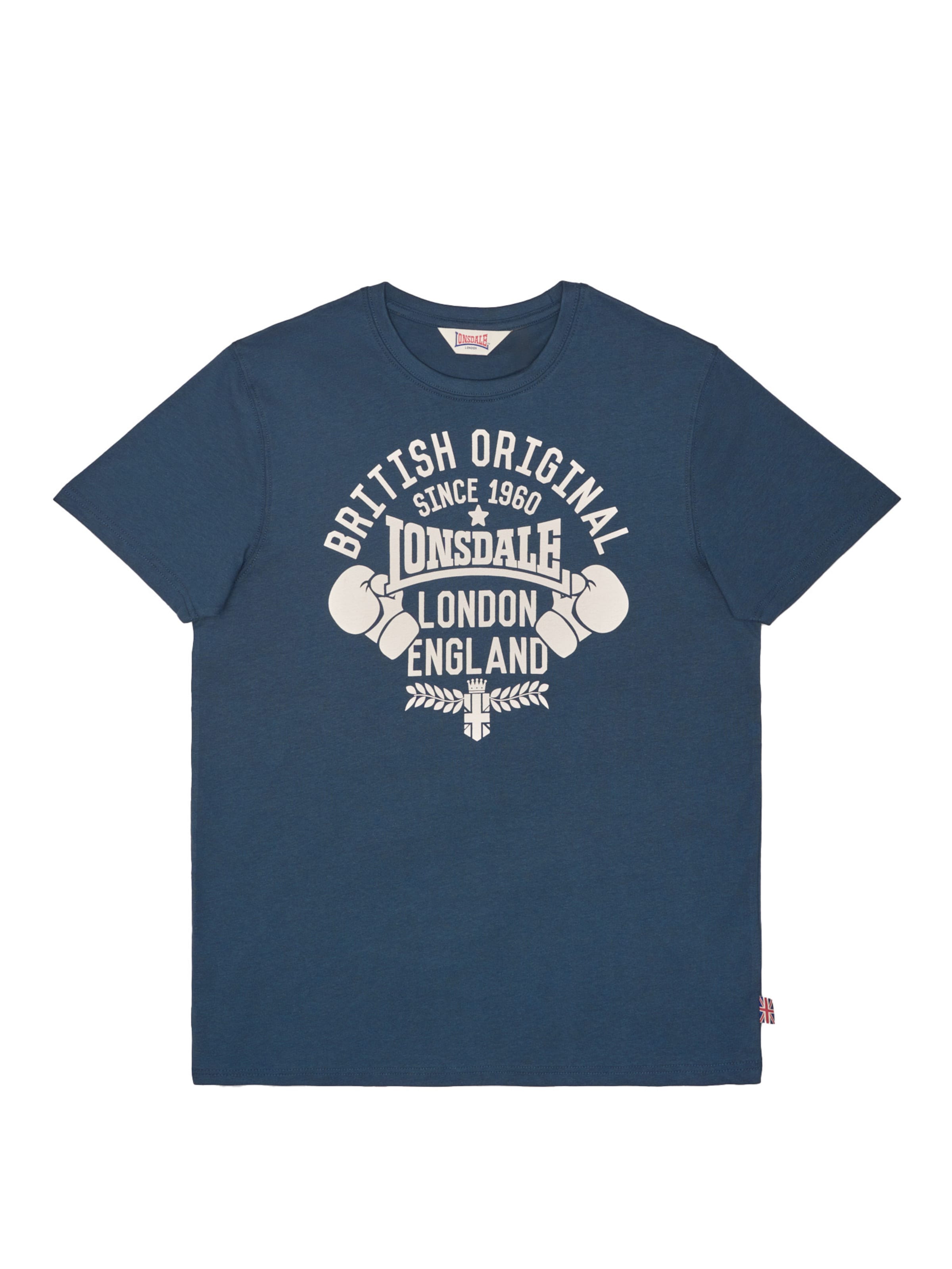 Maglietta 'Catterick' di LONSDALE in blu: frontale