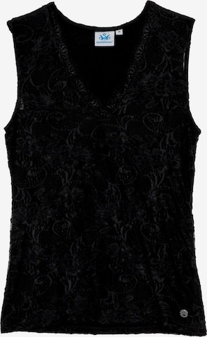 SPIETH & WENSKY Traditional Blouse 'Bernis' in Black: front