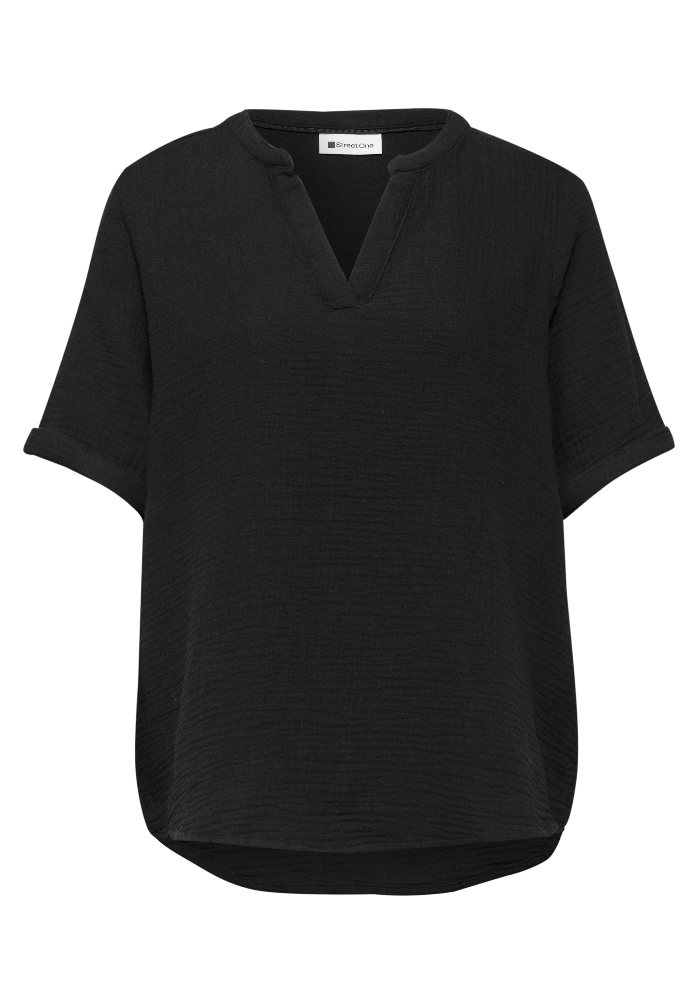 STREET ONE Bluse in Schwarz: Vorderseite