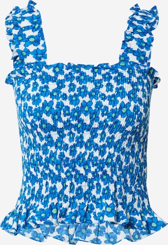 PIECES Top 'Josi' in Blue: front