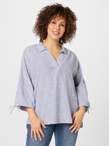 Esprit Curves Bluse i hvid: forside