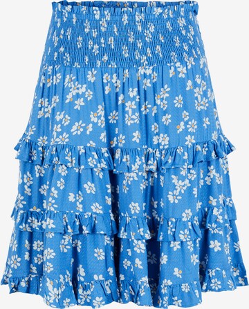 Y.A.S Skirt 'Limo' in Blue: front
