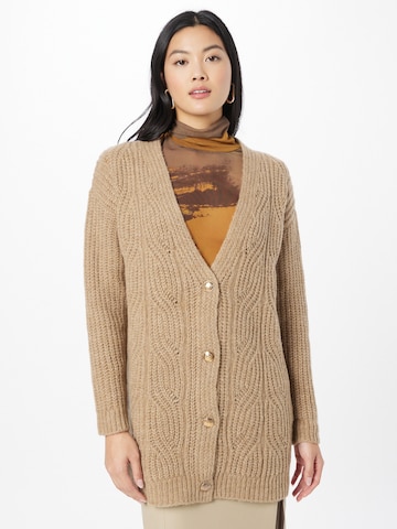 Cardigan MORE & MORE en marron : devant