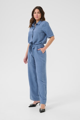 Kaffe Jumpsuit 'KAelise' in Blauw