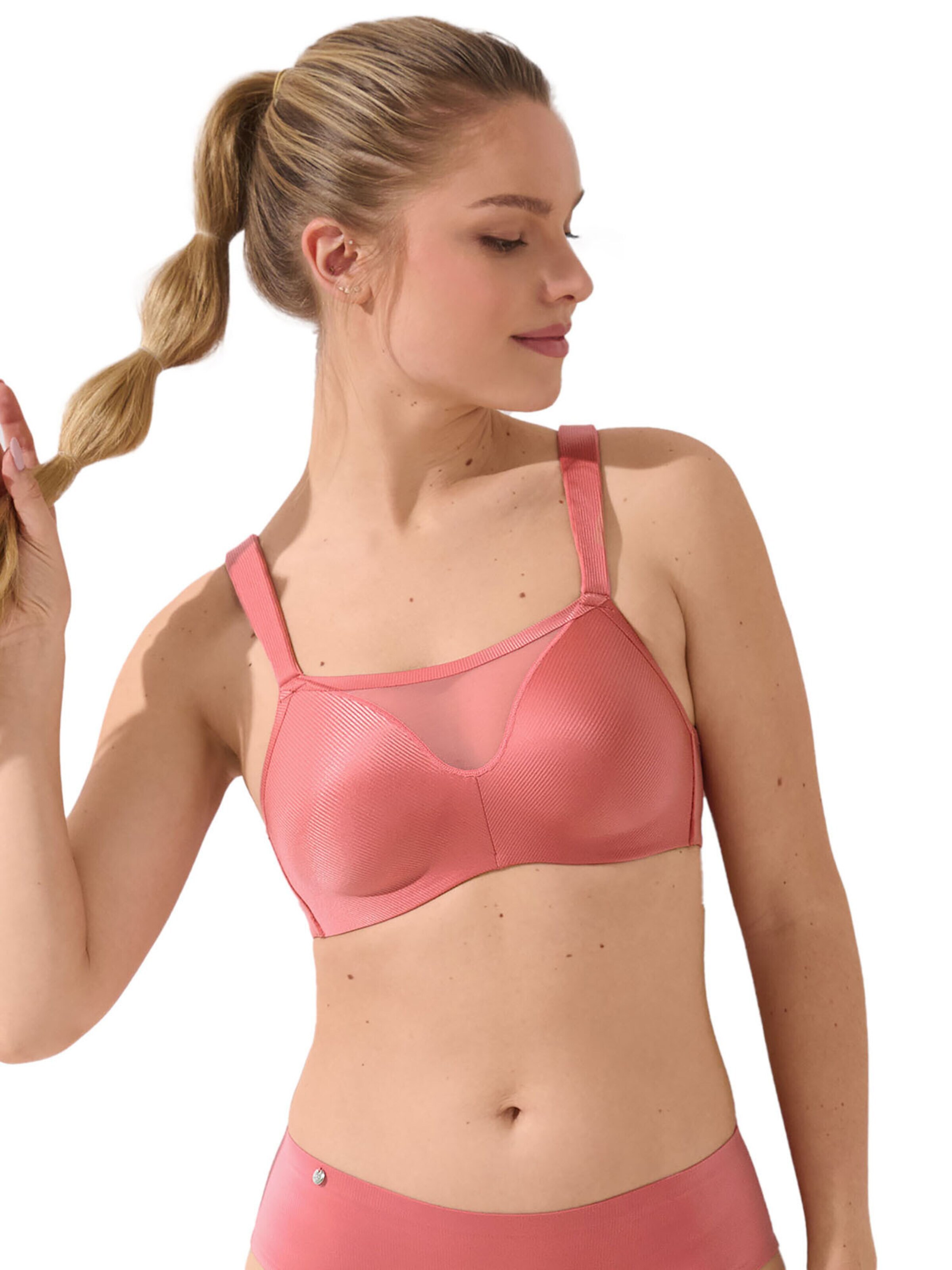 Lisca Bustier BH 'Lifestyle'‌‌‌‌‌ in Pink: Vorderseite