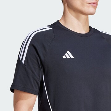 T-Shirt fonctionnel 'Tiro 24' ADIDAS PERFORMANCE en noir