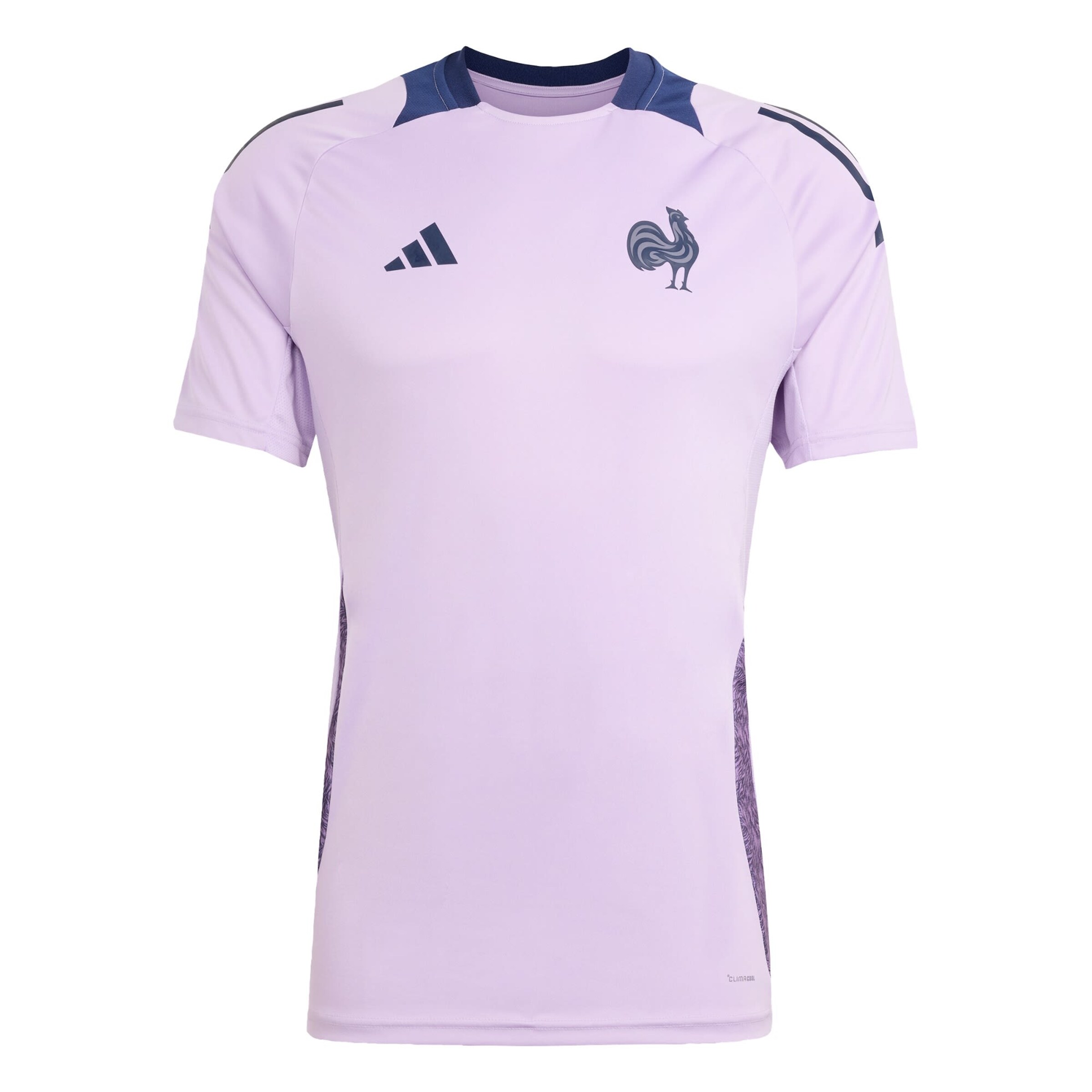 T-Shirt fonctionnel 'France' ADIDAS PERFORMANCE en violet : devant