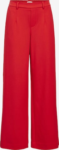 OBJECT Wide leg Pants 'Lisa' in Red: front
