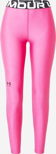 UNDER ARMOUR Sporta bikses 'Authentics', krāsa - gaiši rozā / melns / balts, Preces skats