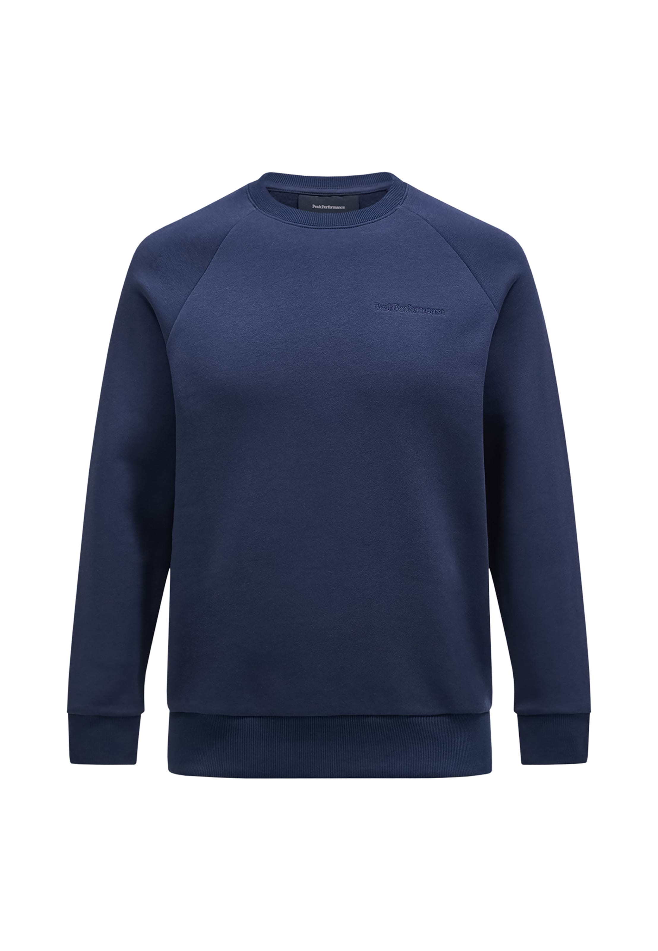 PEAK PERFORMANCE Sweatshirt in Blau: Vorderseite