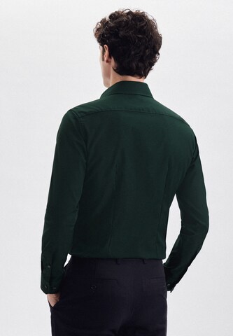 SEIDENSTICKER Slim fit Business shirt in Green