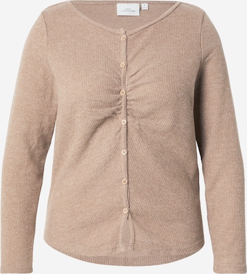 ONLY CarmakomaKardigan 'CARPAOLA' - smeđa boja: prednji dio