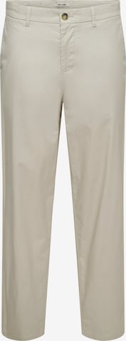 Only & Sons - Pantalón chino 'ONSLAGO' en gris: frente