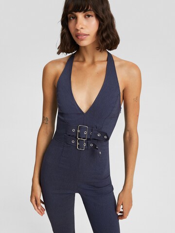 Bershka Jumpsuit in Blue