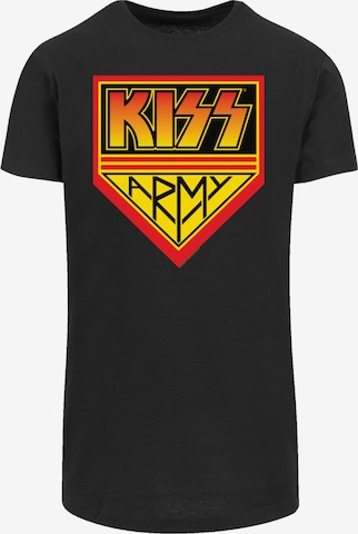 T-Shirt 'Kiss' F4NT4STIC en noir : devant