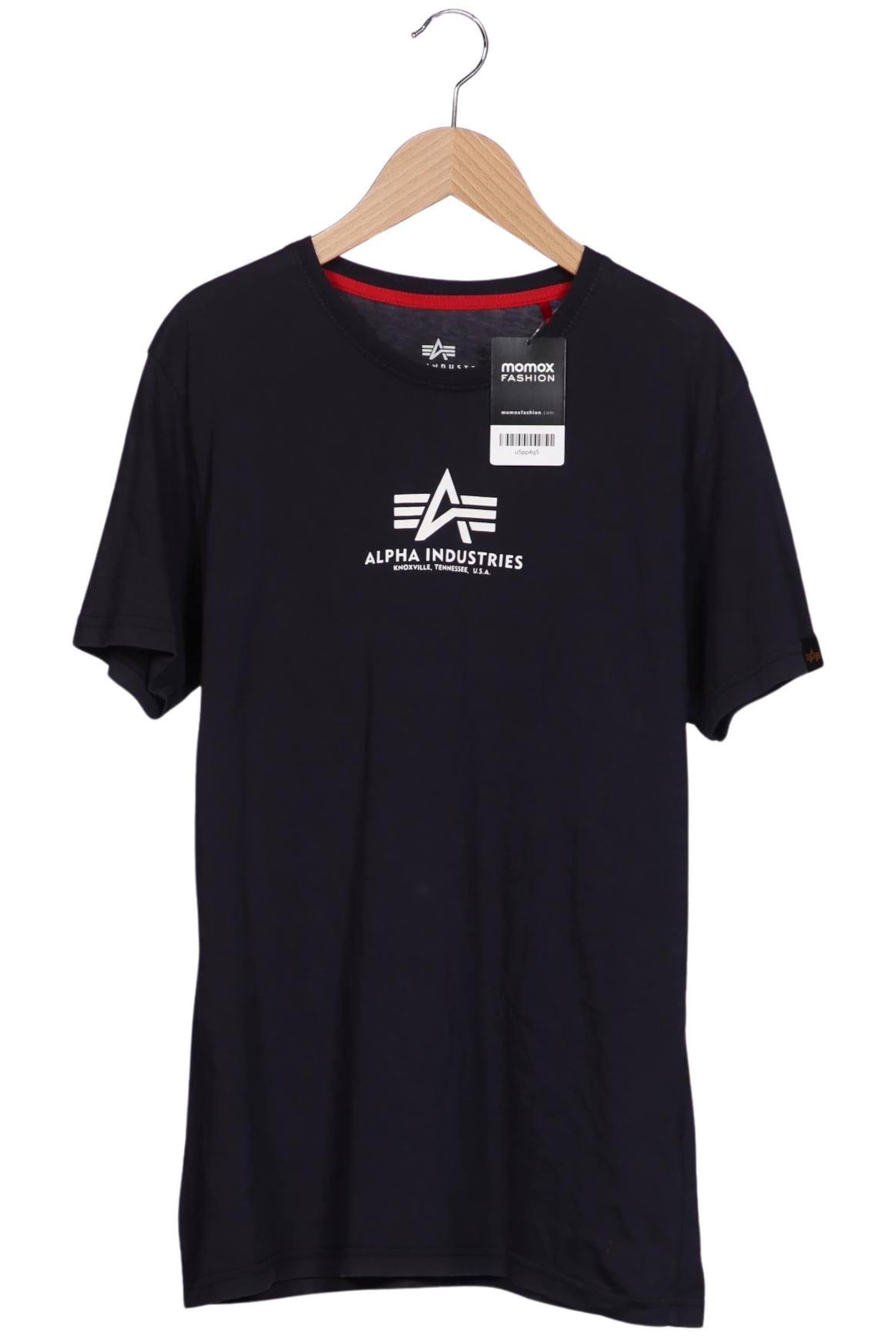 ALPHA INDUSTRIES Shirt in M in Blue: front