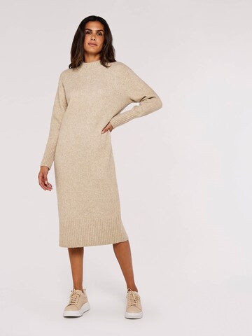 Apricot Knit dress in Beige
